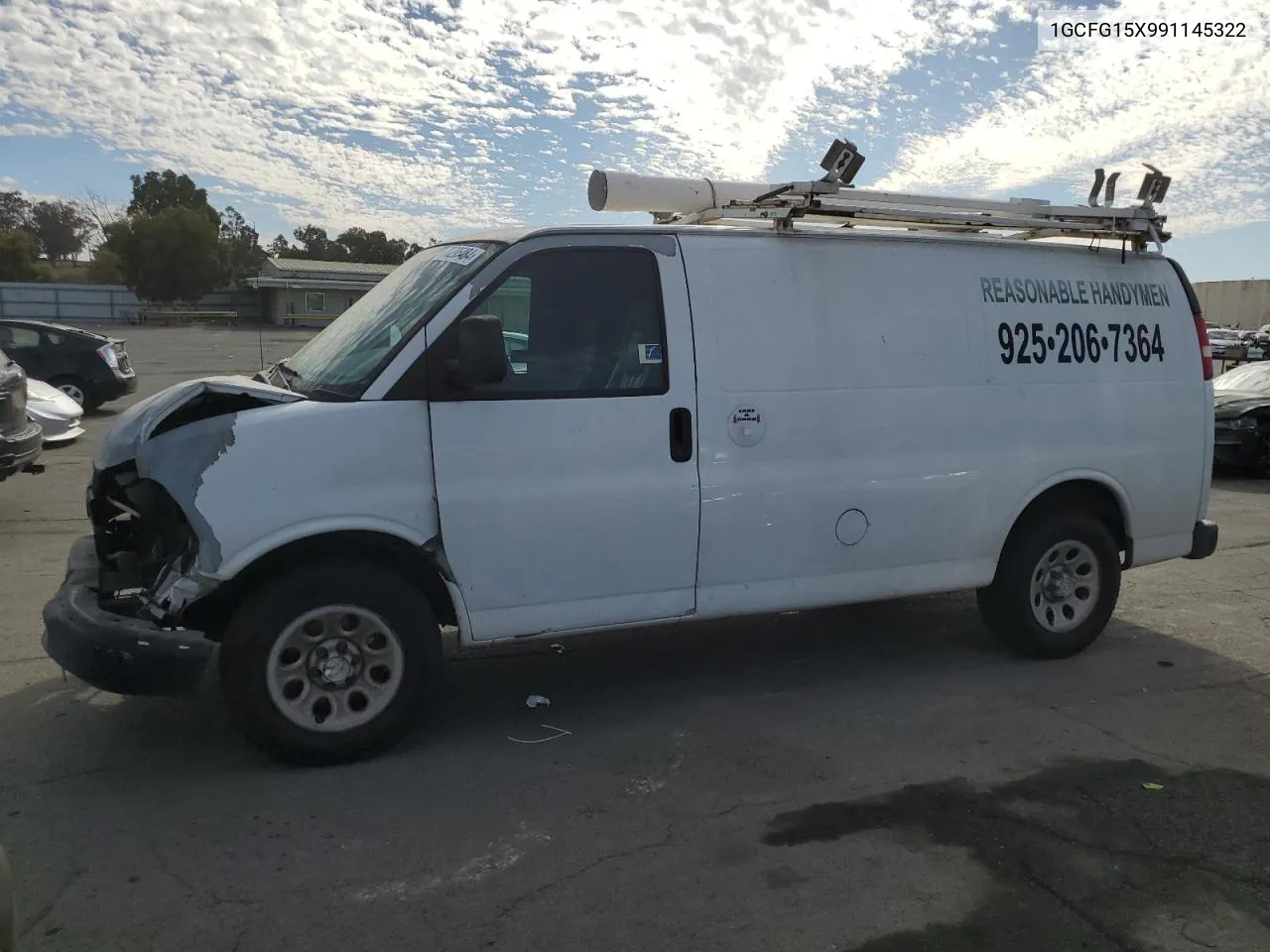 2009 Chevrolet Express G1500 VIN: 1GCFG15X991145322 Lot: 76295484