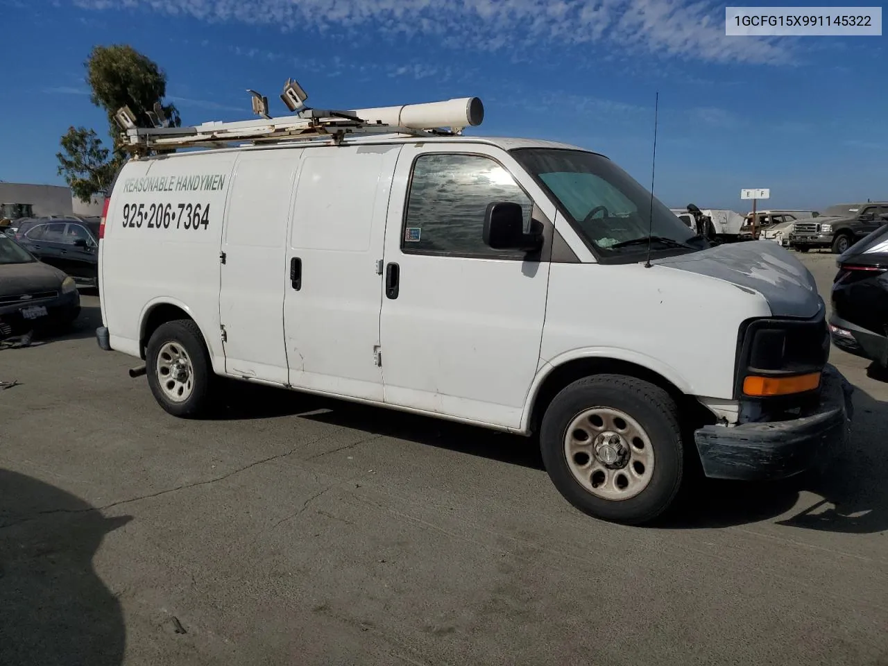 2009 Chevrolet Express G1500 VIN: 1GCFG15X991145322 Lot: 76295484