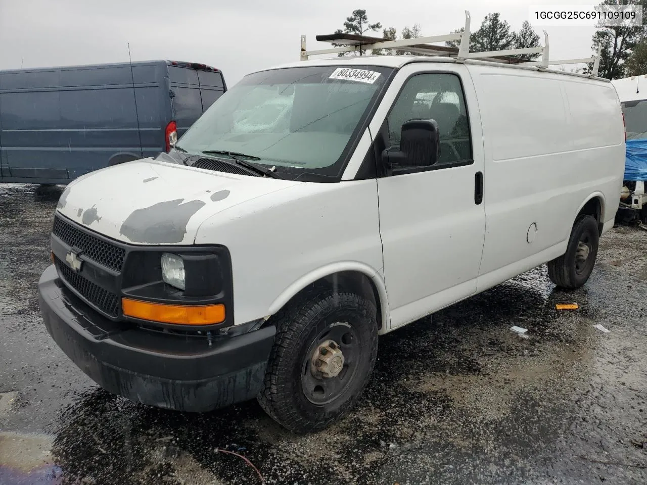 2009 Chevrolet Express G2500 VIN: 1GCGG25C691109109 Lot: 80334994