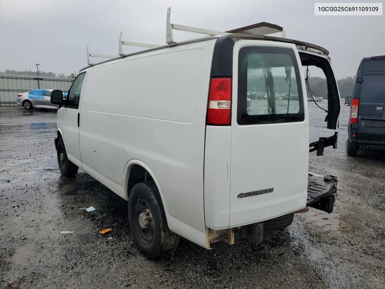 2009 Chevrolet Express G2500 VIN: 1GCGG25C691109109 Lot: 80334994