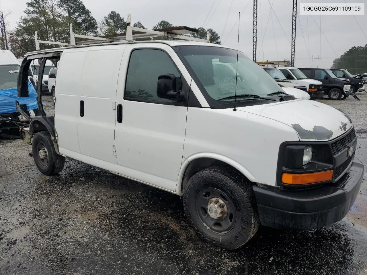 2009 Chevrolet Express G2500 VIN: 1GCGG25C691109109 Lot: 80334994