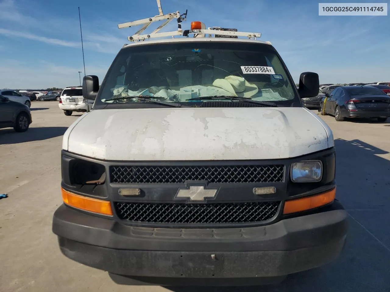 2009 Chevrolet Express G2500 VIN: 1GCGG25C491114745 Lot: 80337884