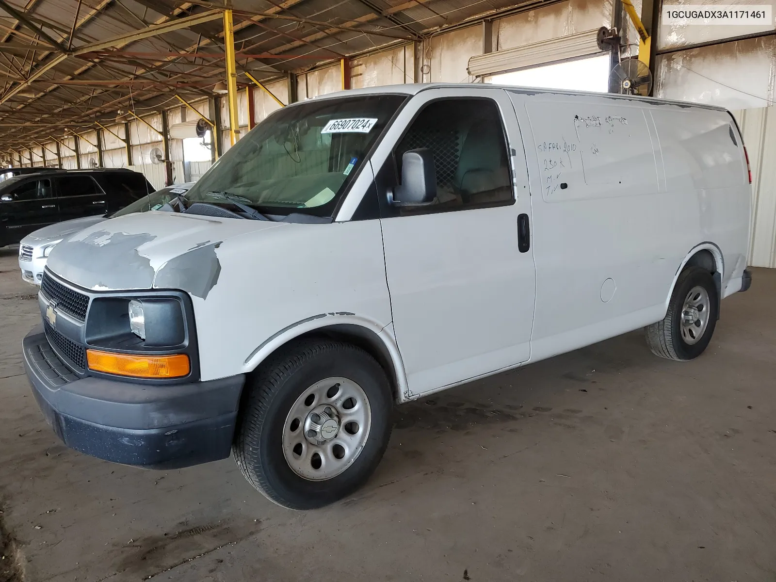 2010 Chevrolet Express G1500 VIN: 1GCUGADX3A1171461 Lot: 66907024