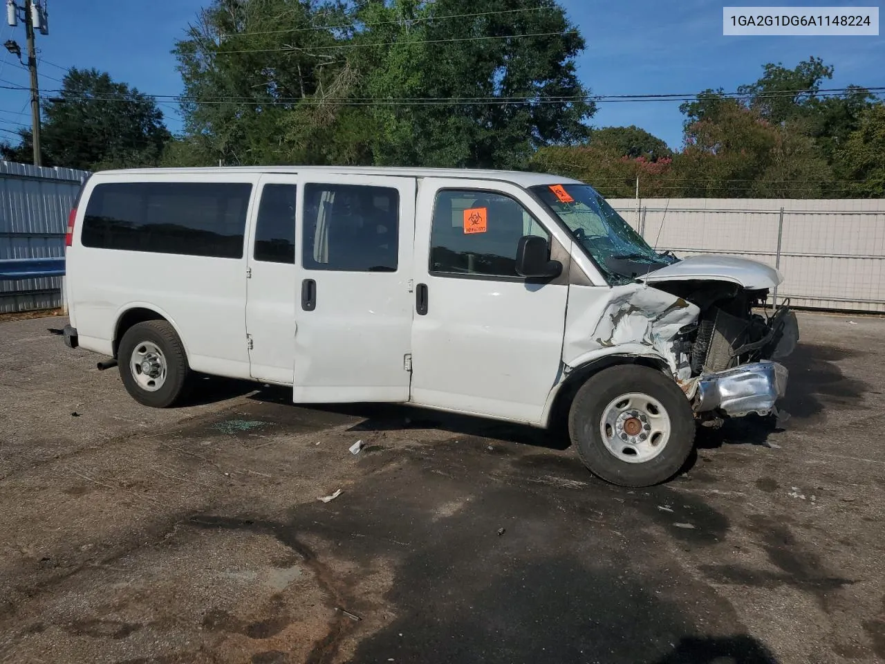 1GA2G1DG6A1148224 2010 Chevrolet Express G3500 Lt