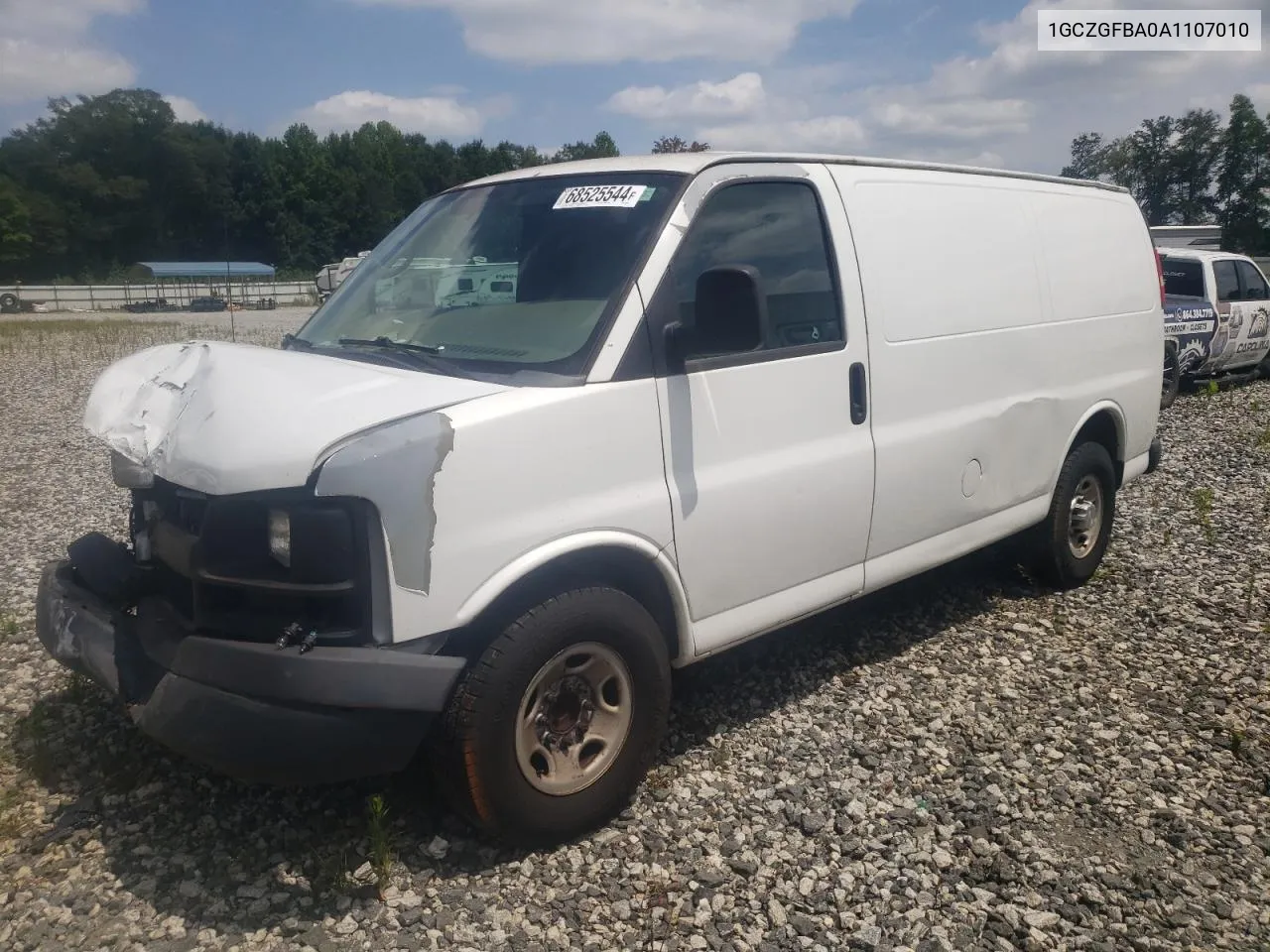 2010 Chevrolet Express G2500 VIN: 1GCZGFBA0A1107010 Lot: 68525544