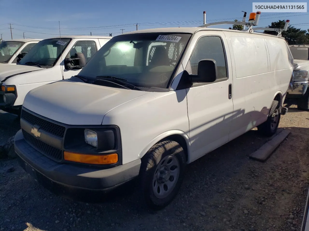 2010 Chevrolet Express G1500 VIN: 1GCUHAD49A1131565 Lot: 69776204