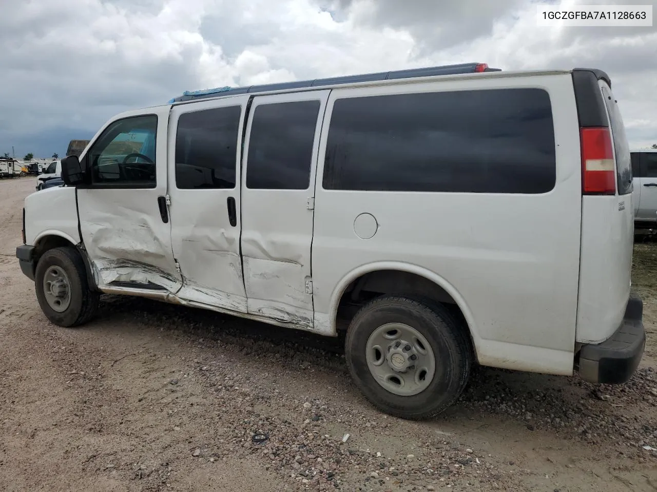 2010 Chevrolet Express G2500 VIN: 1GCZGFBA7A1128663 Lot: 70462854