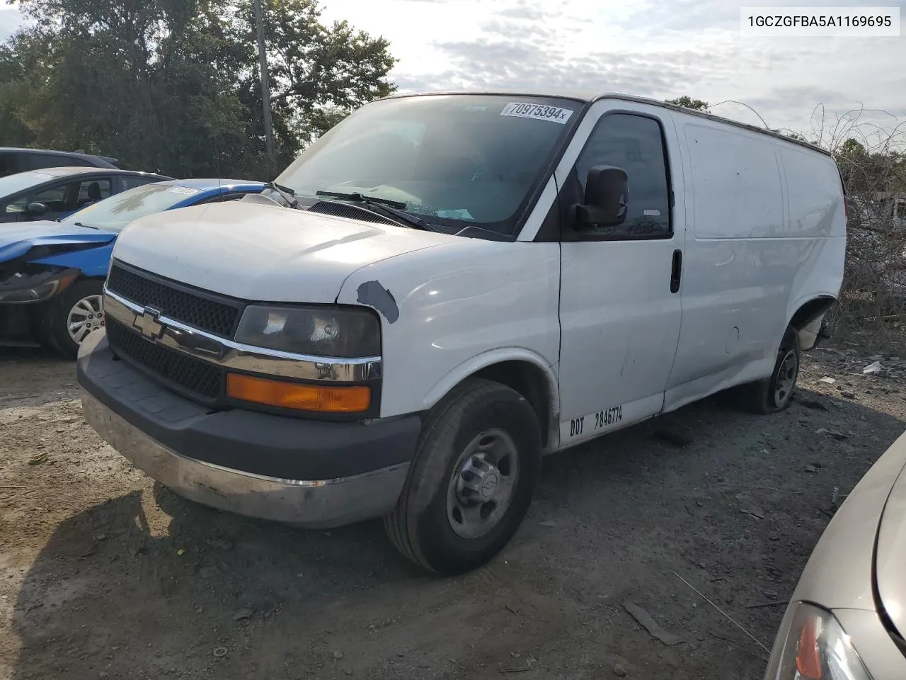 2010 Chevrolet Express G2500 VIN: 1GCZGFBA5A1169695 Lot: 70975394