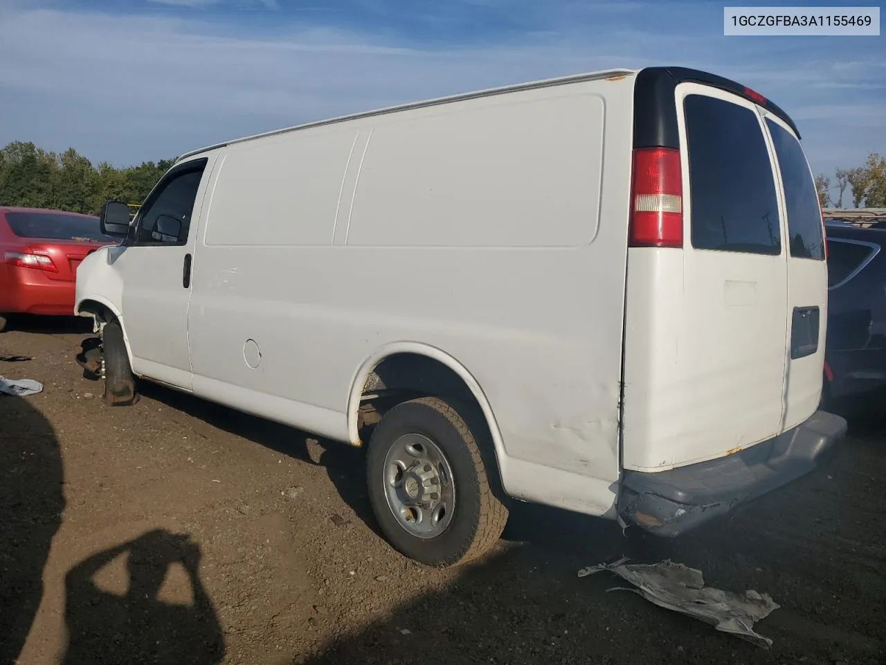 2010 Chevrolet Express G2500 VIN: 1GCZGFBA3A1155469 Lot: 71927494