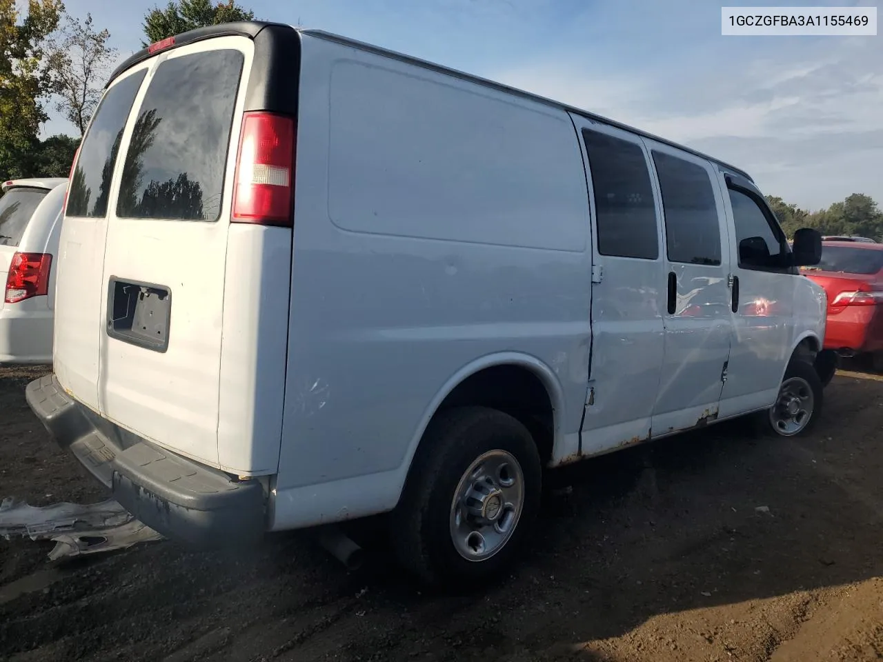 1GCZGFBA3A1155469 2010 Chevrolet Express G2500