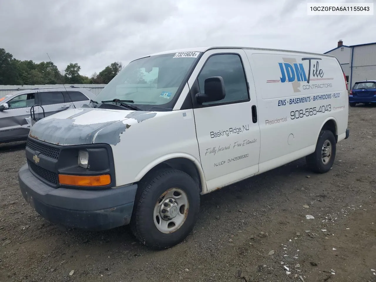 2010 Chevrolet Express G2500 VIN: 1GCZGFDA6A1155043 Lot: 73215624