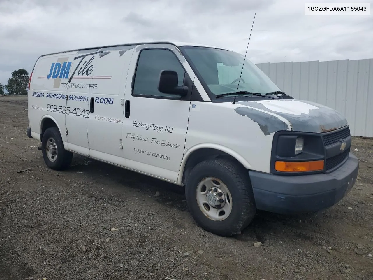 2010 Chevrolet Express G2500 VIN: 1GCZGFDA6A1155043 Lot: 73215624