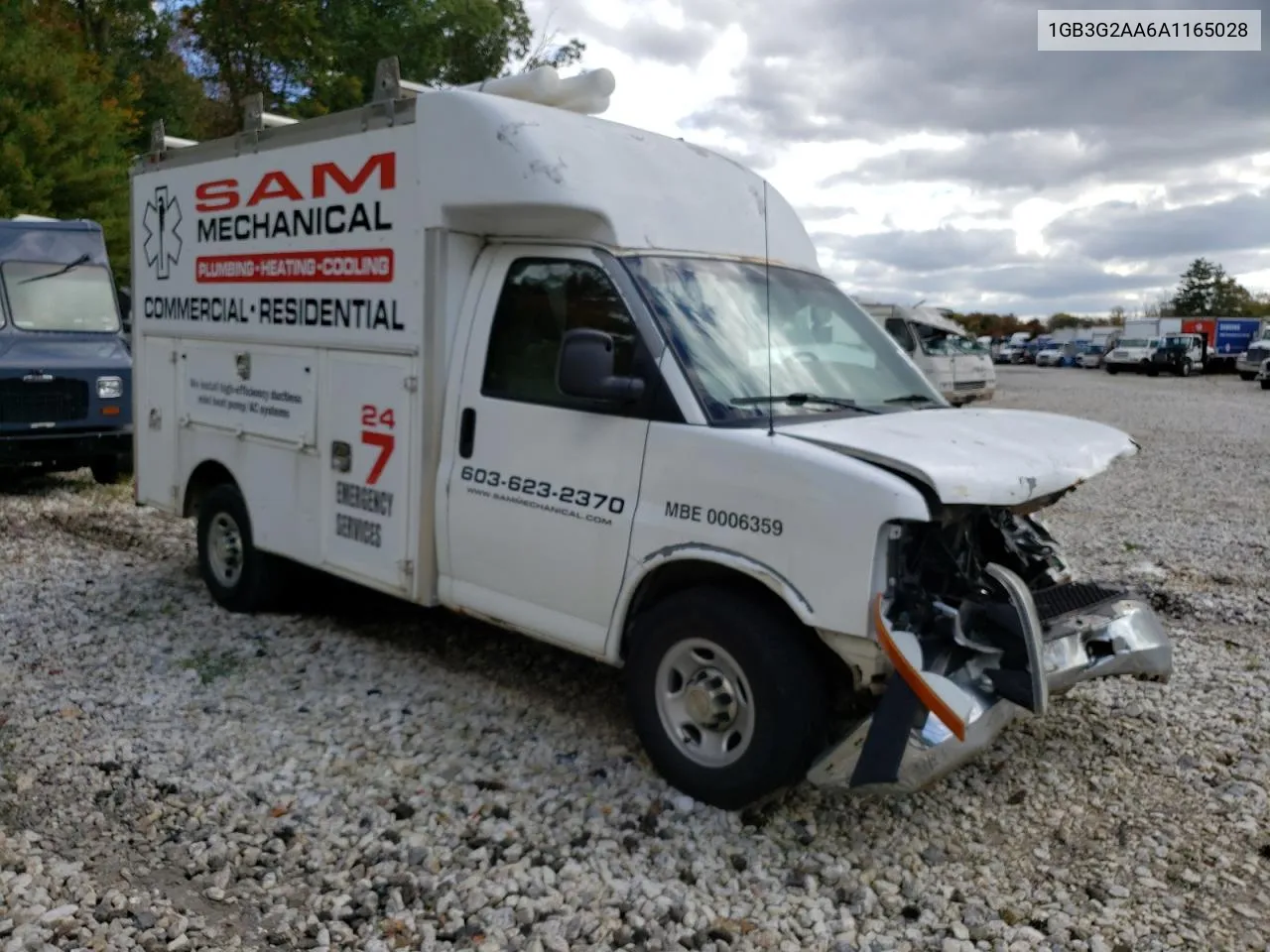 2010 Chevrolet Express G3500 VIN: 1GB3G2AA6A1165028 Lot: 73285204