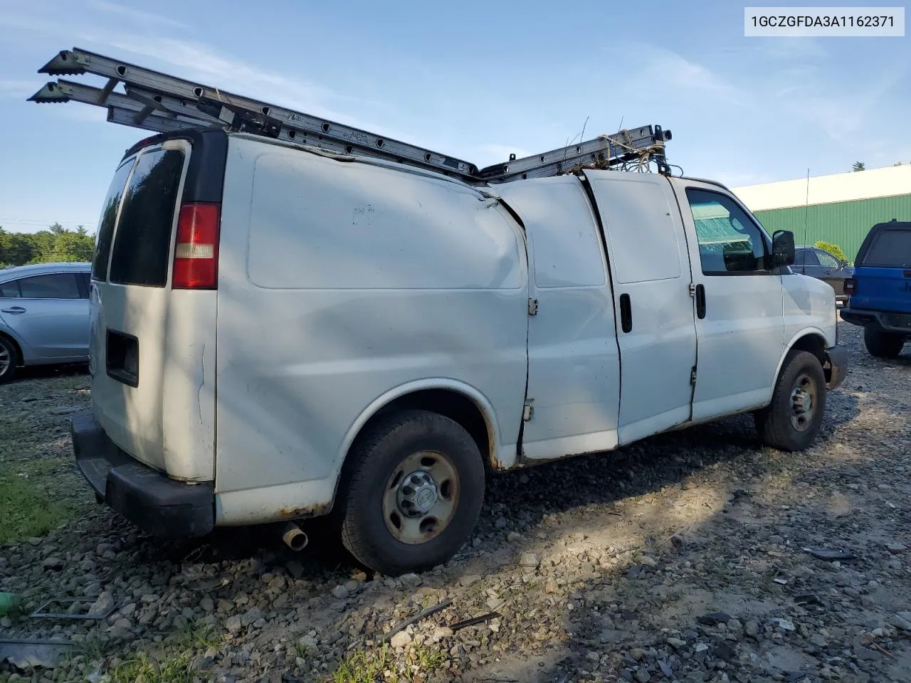 2010 Chevrolet Express G2500 VIN: 1GCZGFDA3A1162371 Lot: 73561754