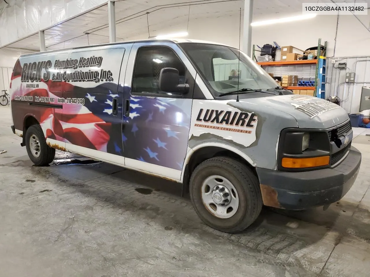 2010 Chevrolet Express G2500 VIN: 1GCZGGBA4A1132482 Lot: 74226464