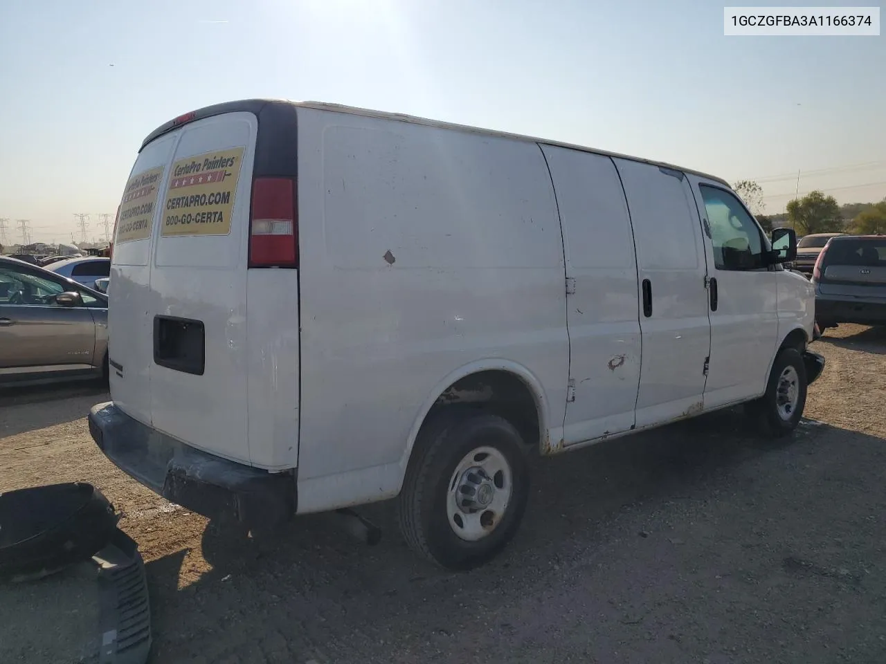 1GCZGFBA3A1166374 2010 Chevrolet Express G2500