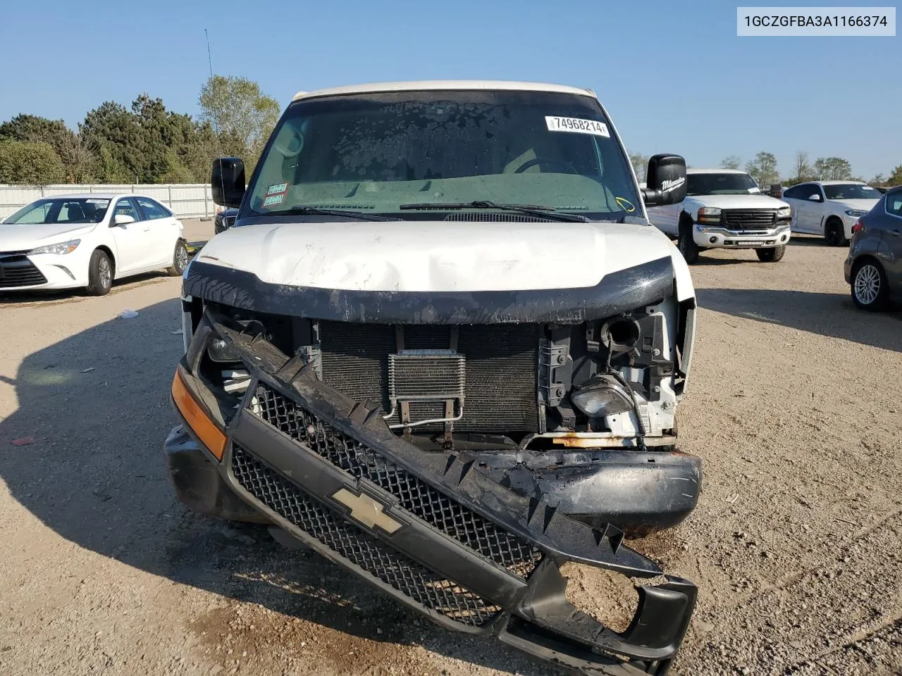 1GCZGFBA3A1166374 2010 Chevrolet Express G2500