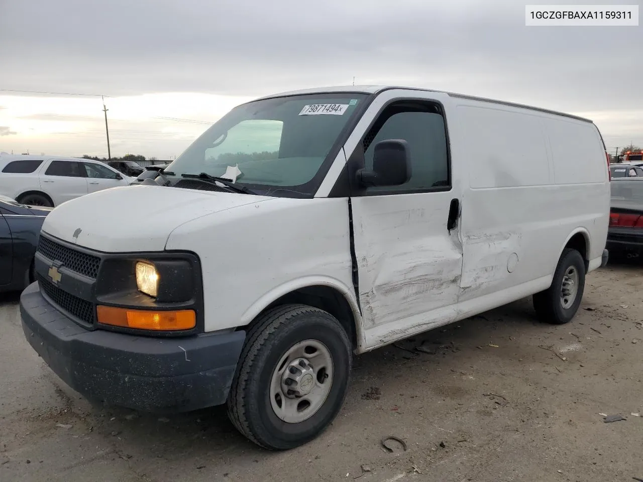 2010 Chevrolet Express G2500 VIN: 1GCZGFBAXA1159311 Lot: 79871494