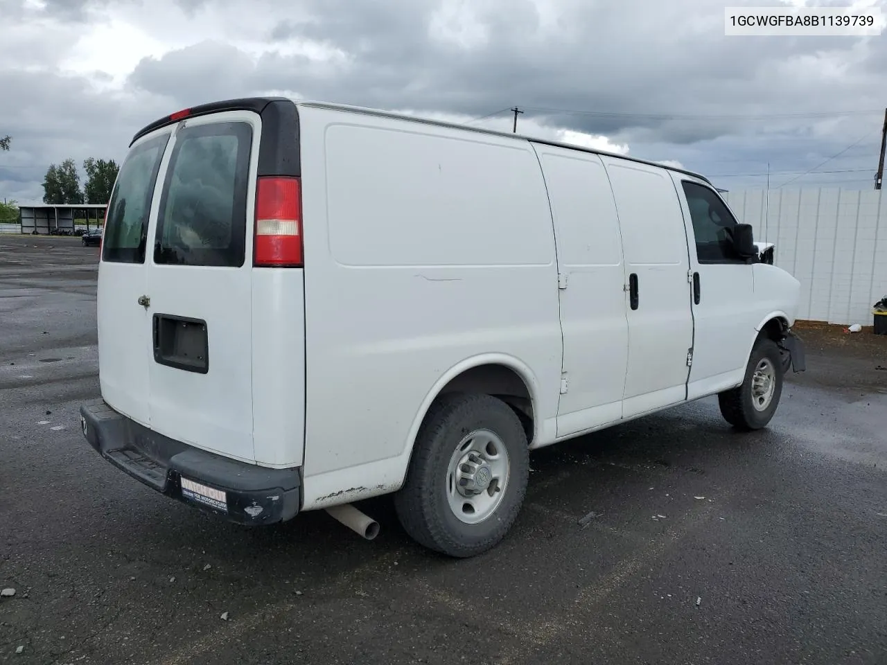 1GCWGFBA8B1139739 2011 Chevrolet Express G2500