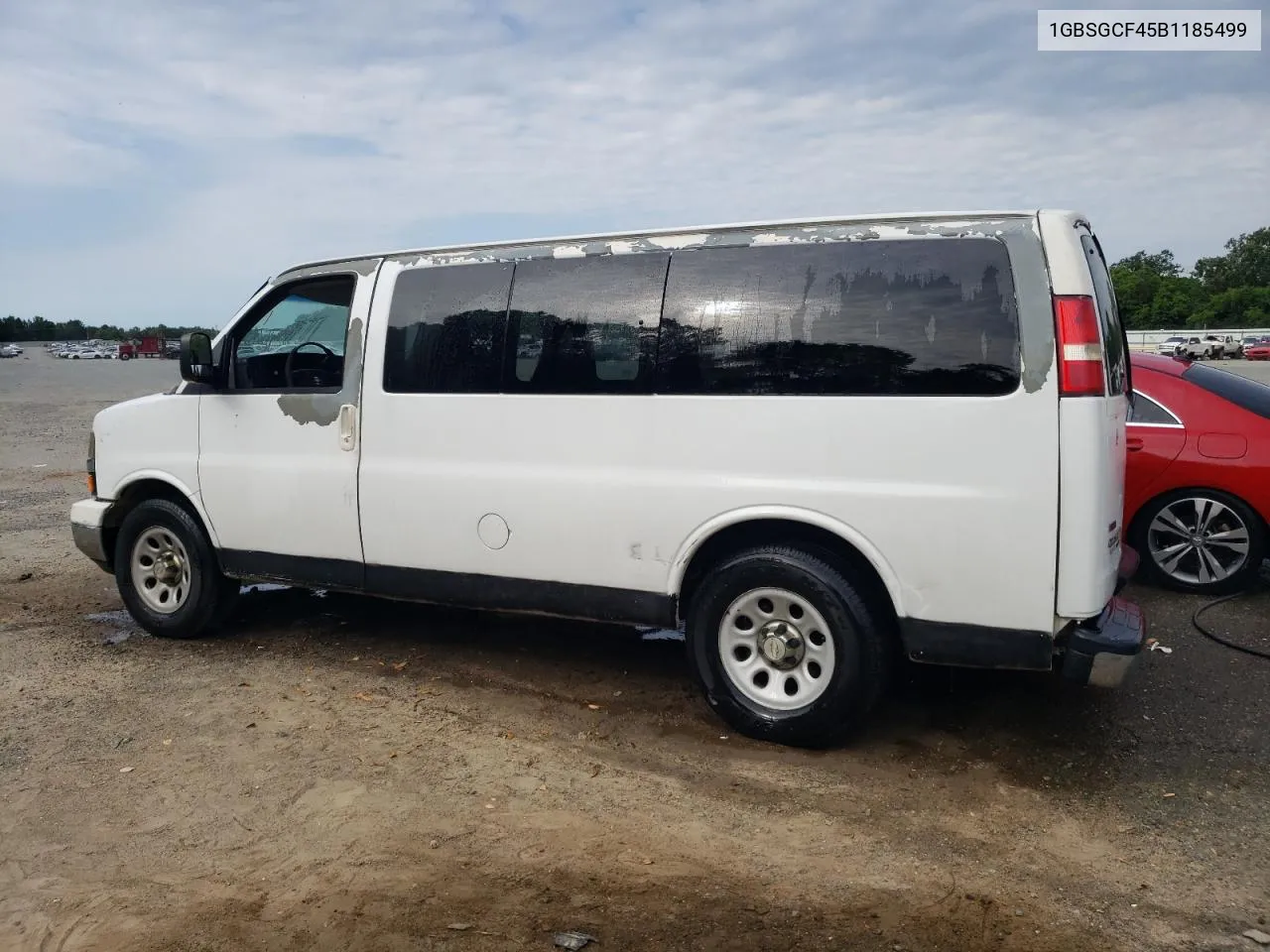 2011 Chevrolet Express G1500 Lt VIN: 1GBSGCF45B1185499 Lot: 58754914