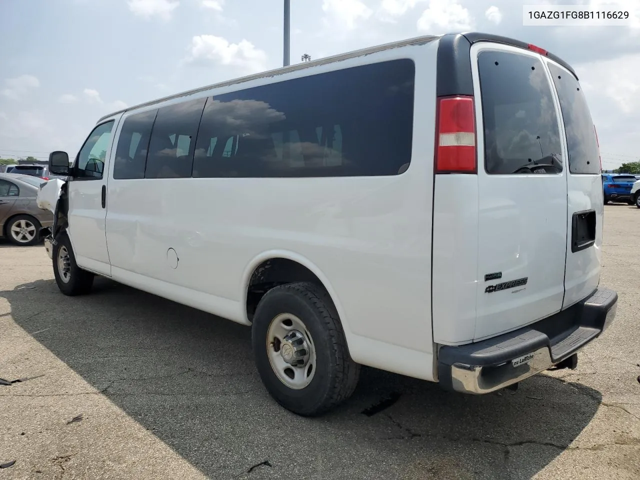 2011 Chevrolet Express G3500 Lt VIN: 1GAZG1FG8B1116629 Lot: 63686814