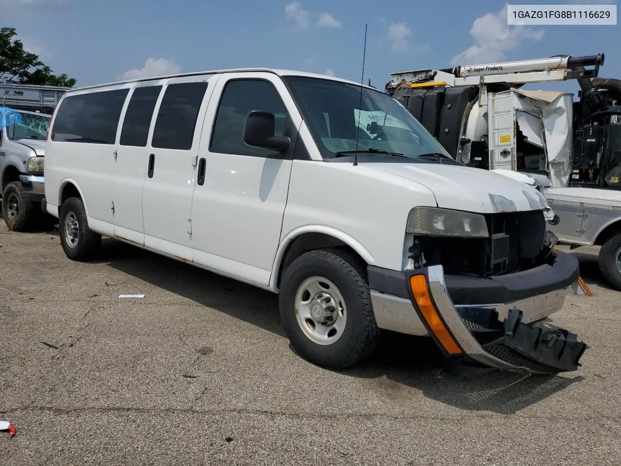 2011 Chevrolet Express G3500 Lt VIN: 1GAZG1FG8B1116629 Lot: 63686814