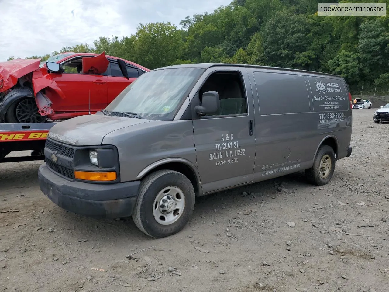 2011 Chevrolet Express G2500 VIN: 1GCWGFCA4B1106980 Lot: 69236594