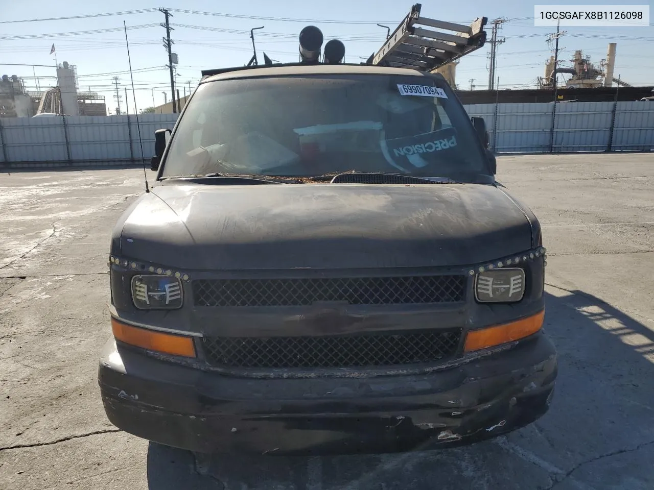 2011 Chevrolet Express G1500 VIN: 1GCSGAFX8B1126098 Lot: 69907094