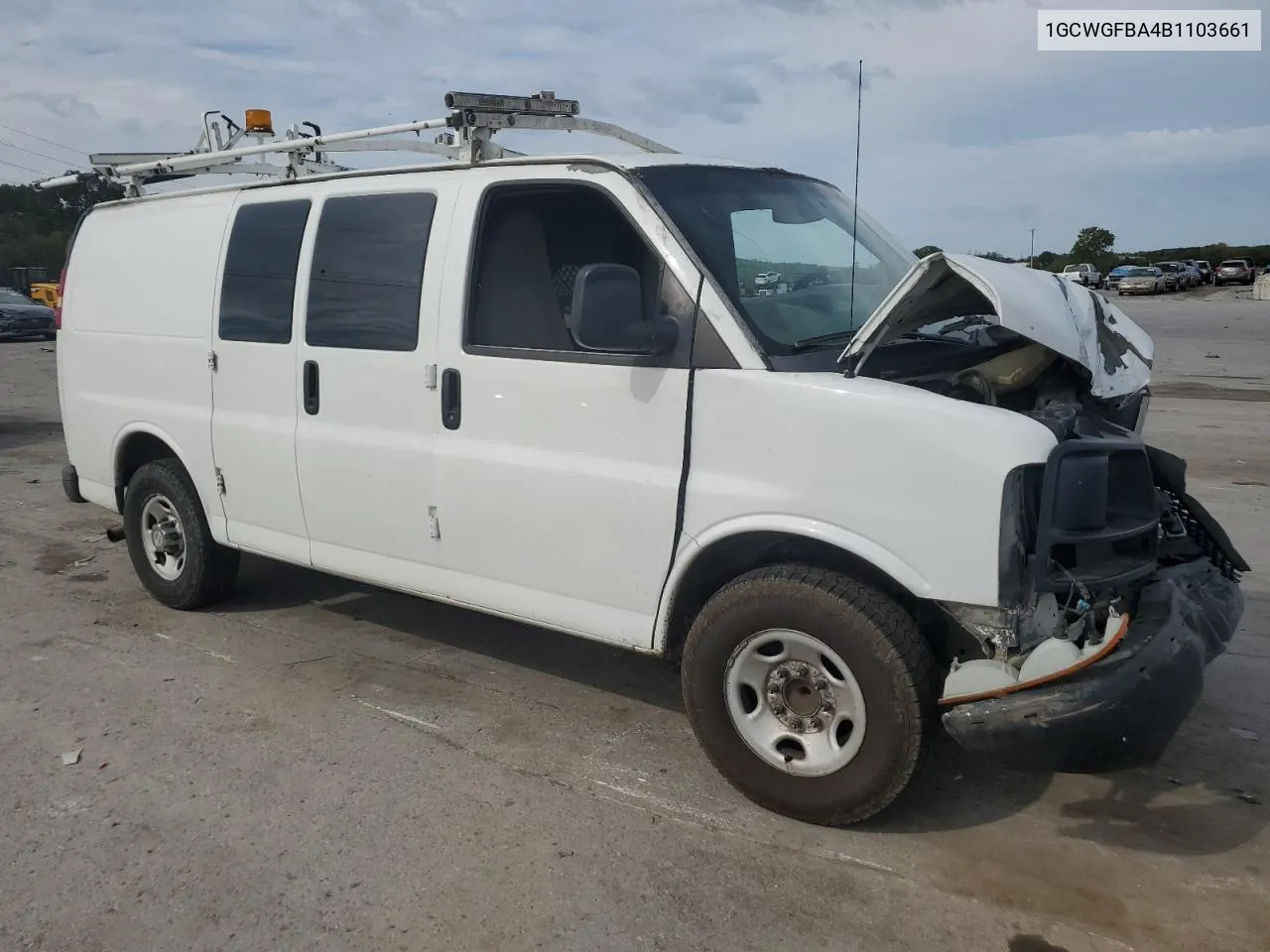 1GCWGFBA4B1103661 2011 Chevrolet Express G2500