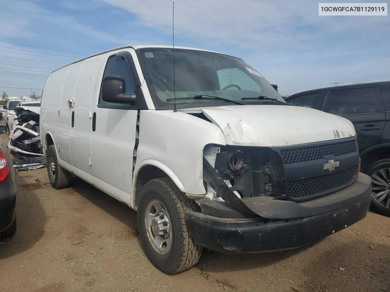 2011 Chevrolet Express G2500 VIN: 1GCWGFCA7B1129119 Lot: 70839314