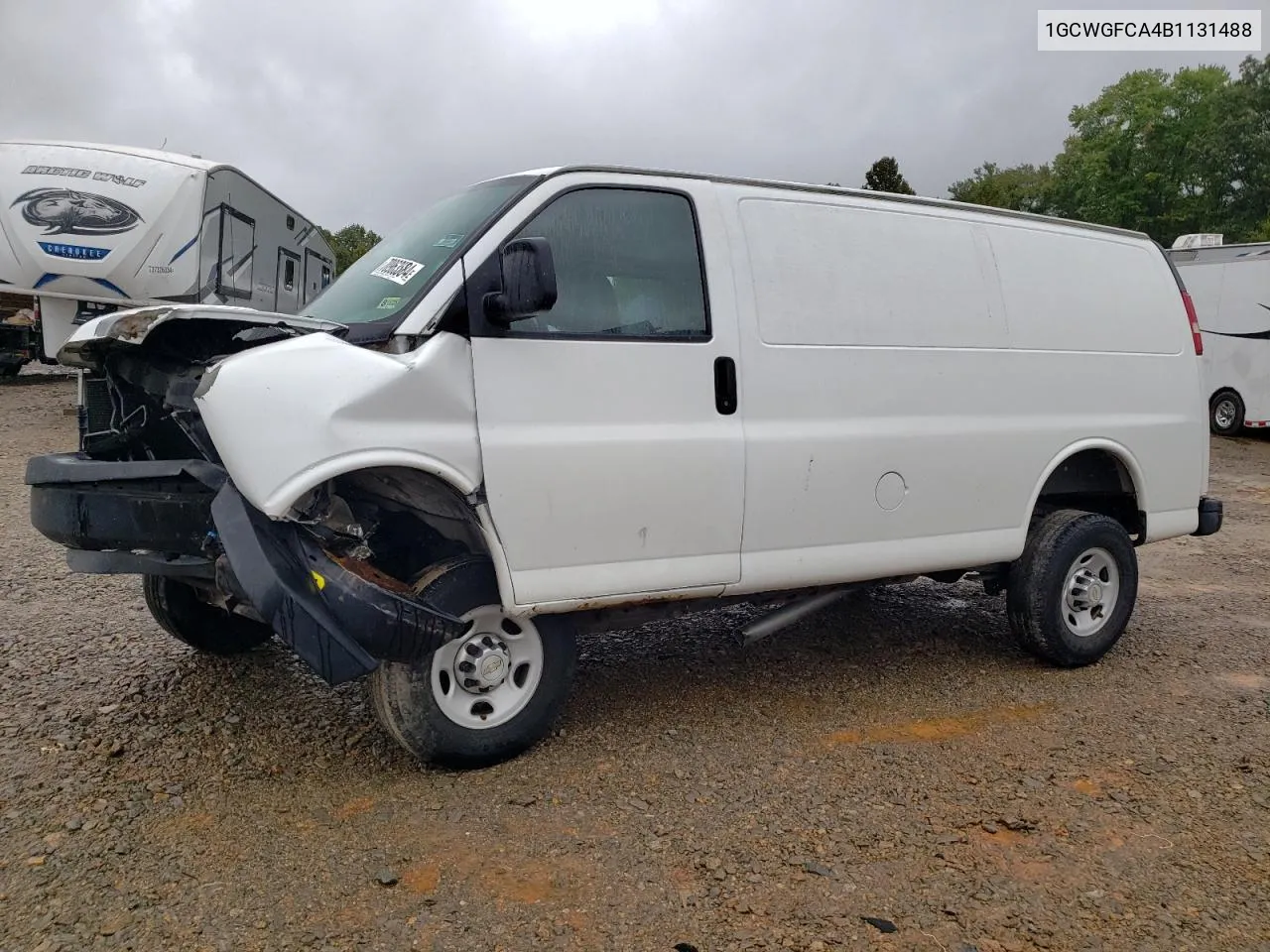 1GCWGFCA4B1131488 2011 Chevrolet Express G2500