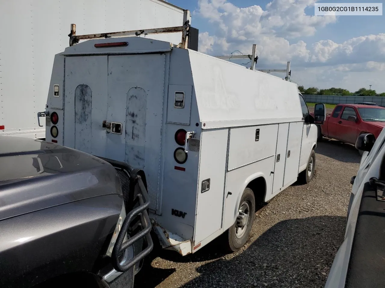 2011 Chevrolet Express G3500 VIN: 1GB0G2CG1B1114235 Lot: 71396954