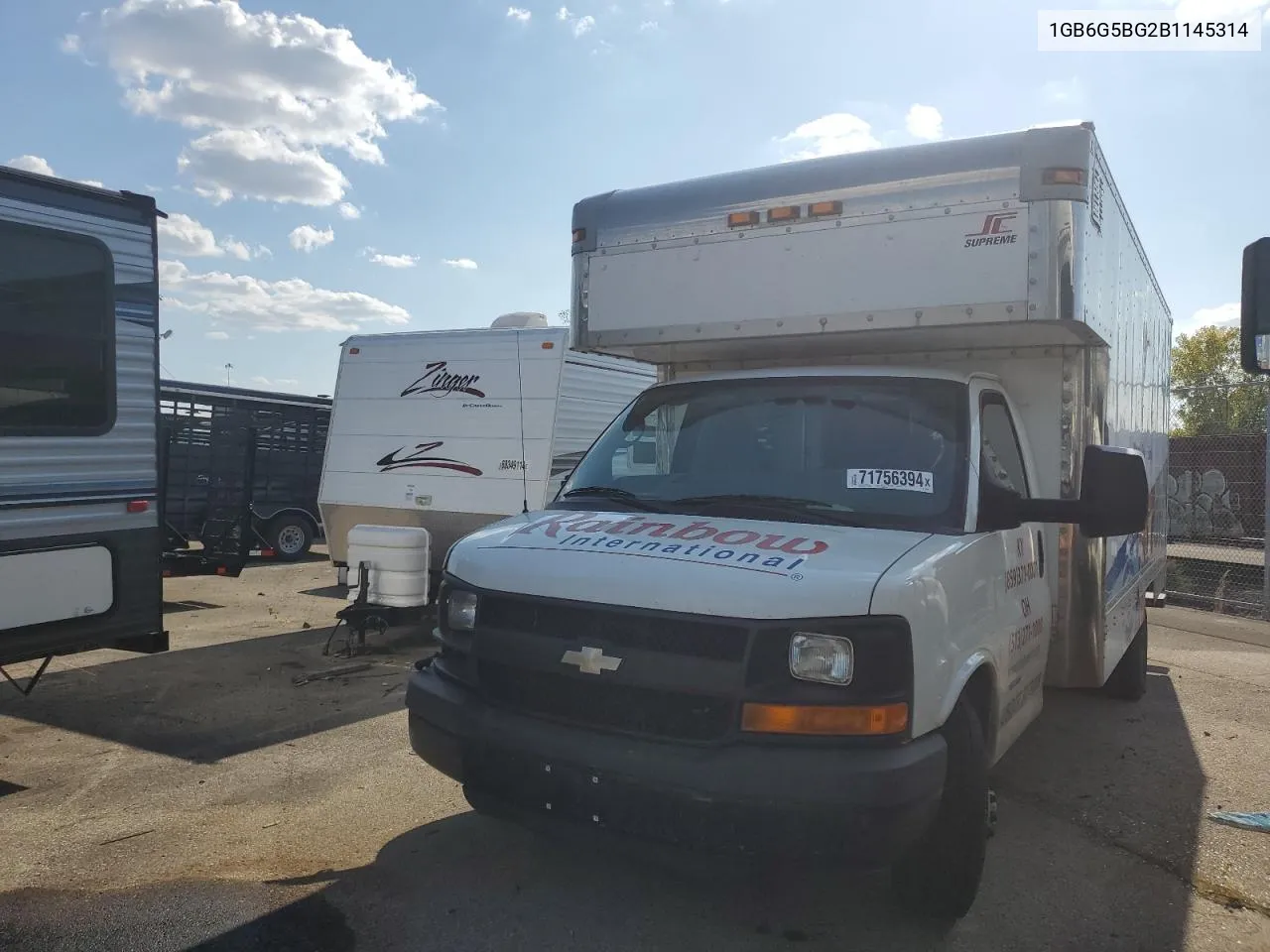 2011 Chevrolet Express G4500 VIN: 1GB6G5BG2B1145314 Lot: 71756394