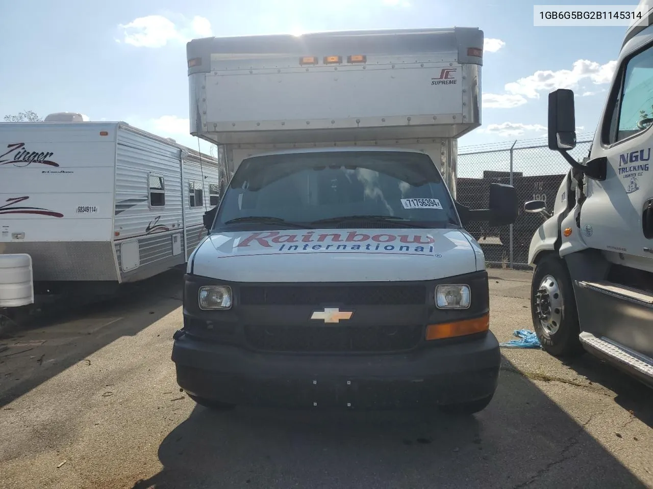 2011 Chevrolet Express G4500 VIN: 1GB6G5BG2B1145314 Lot: 71756394