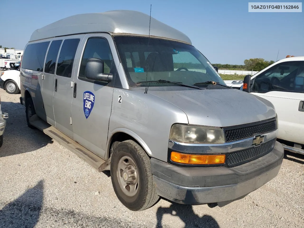 2011 Chevrolet Express G3500 Lt VIN: 1GAZG1FG4B1162846 Lot: 73244794