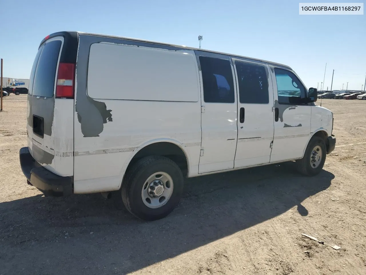 2011 Chevrolet Express G2500 VIN: 1GCWGFBA4B1168297 Lot: 73670664