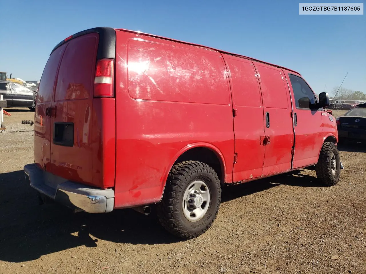 2011 Chevrolet Express G3500 VIN: 1GCZGTBG7B1187605 Lot: 74218704