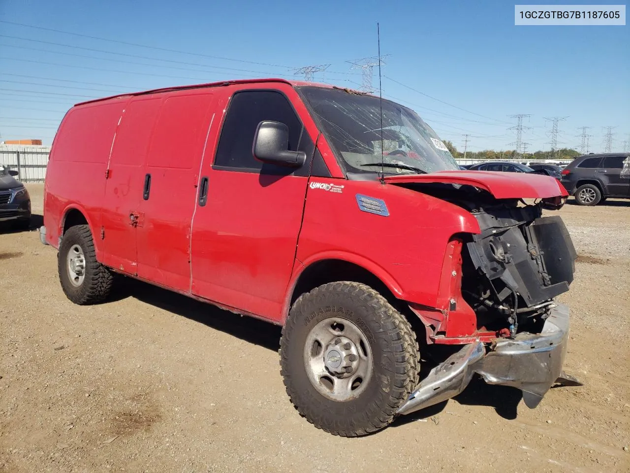 2011 Chevrolet Express G3500 VIN: 1GCZGTBG7B1187605 Lot: 74218704