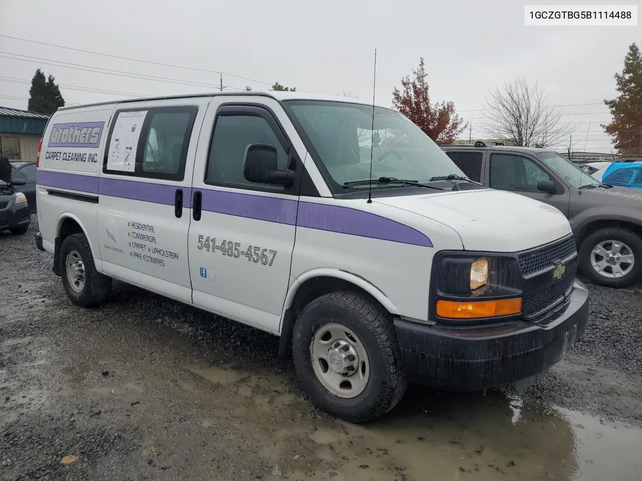 2011 Chevrolet Express G3500 VIN: 1GCZGTBG5B1114488 Lot: 75709044