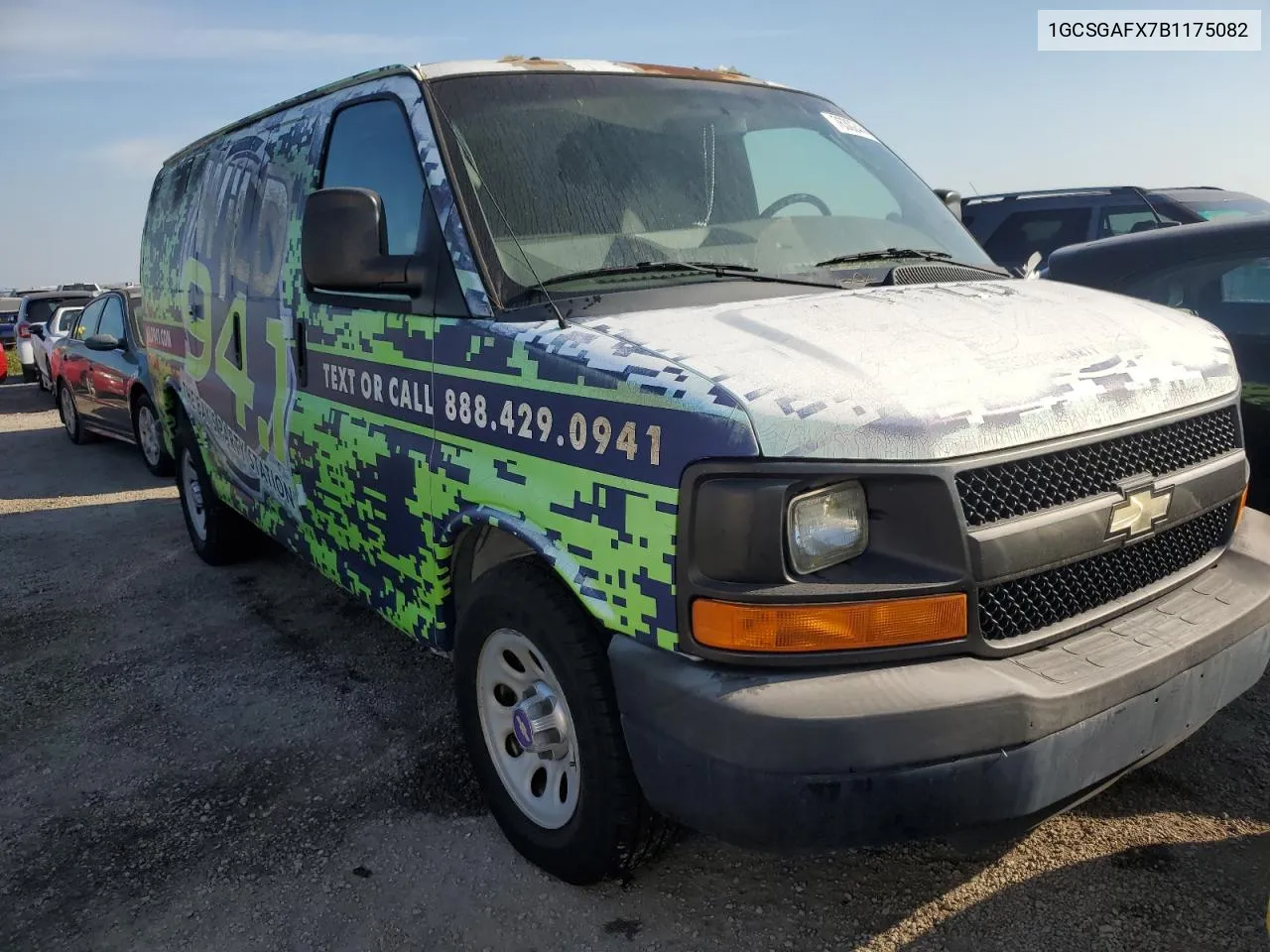 2011 Chevrolet Express G1500 VIN: 1GCSGAFX7B1175082 Lot: 76302444