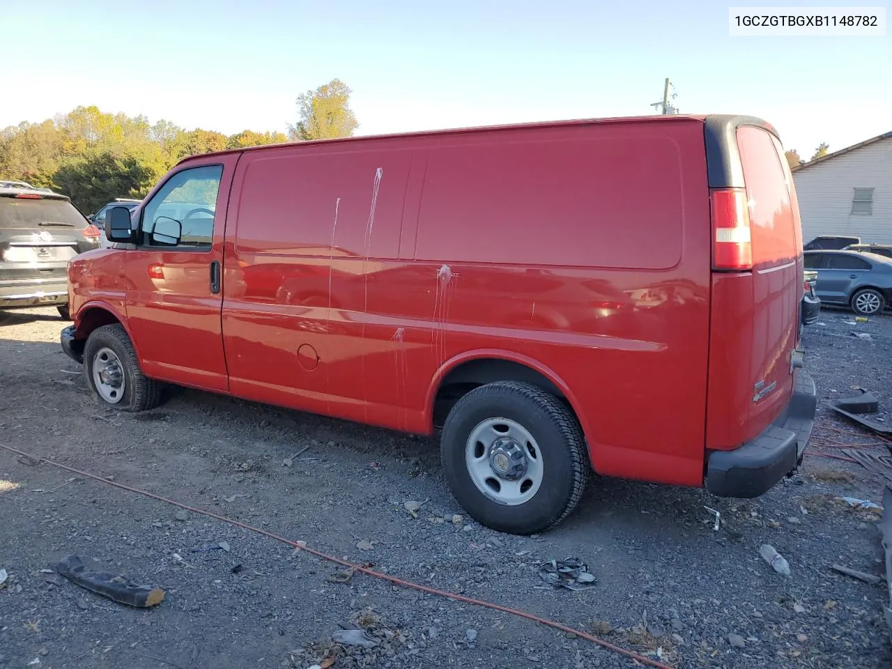 2011 Chevrolet Express G3500 VIN: 1GCZGTBGXB1148782 Lot: 77072494