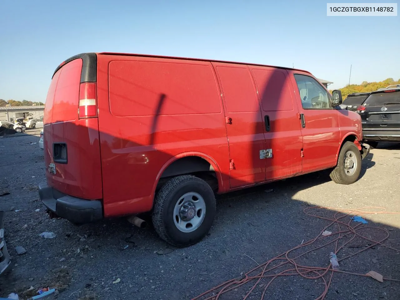 2011 Chevrolet Express G3500 VIN: 1GCZGTBGXB1148782 Lot: 77072494