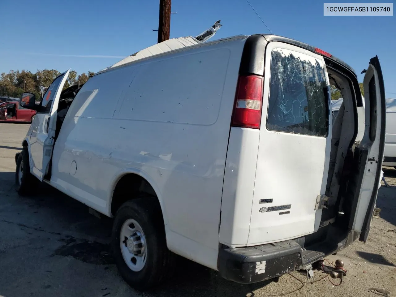 2011 Chevrolet Express G2500 VIN: 1GCWGFFA5B1109740 Lot: 78066564