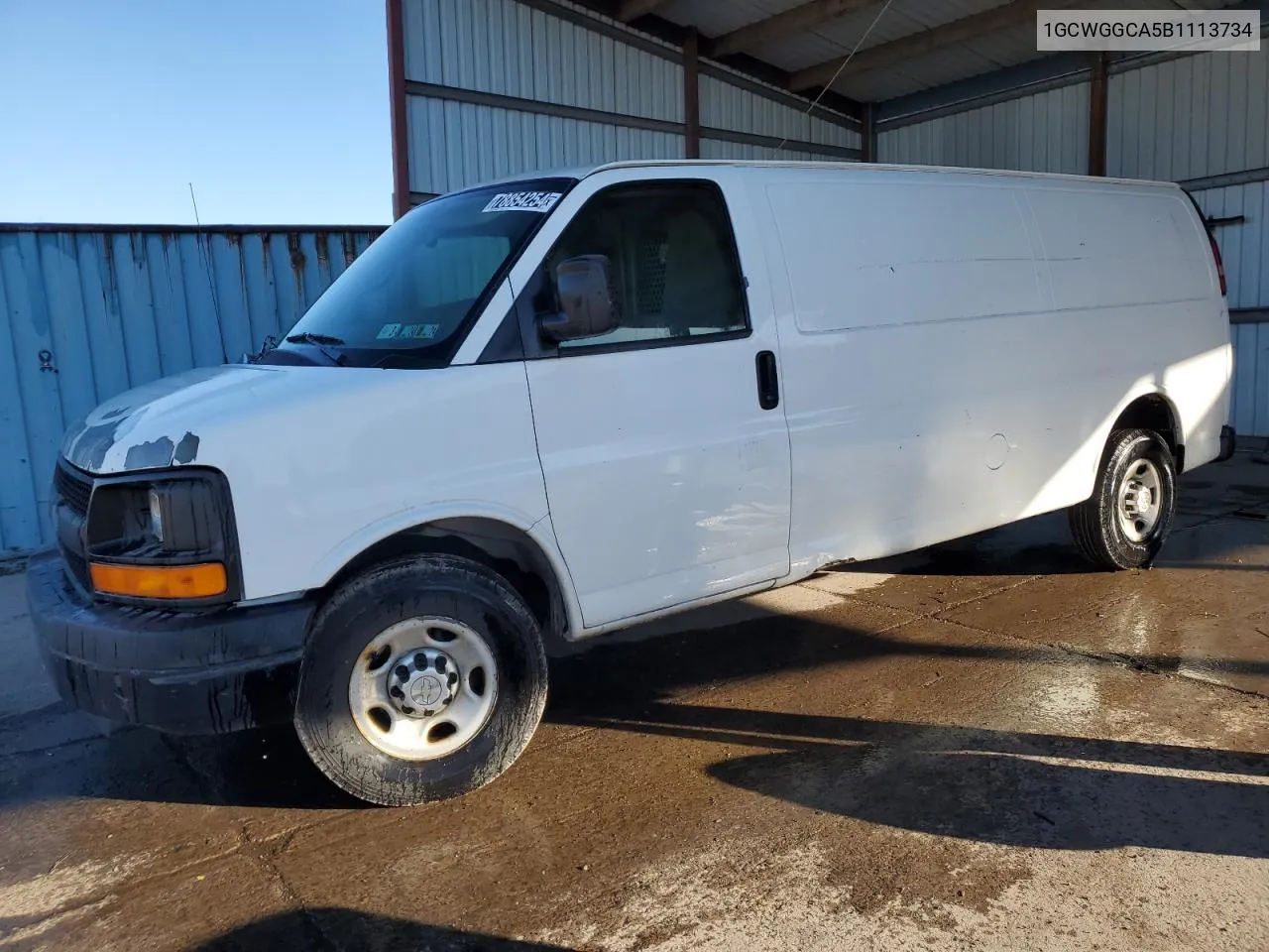 2011 Chevrolet Express G2500 VIN: 1GCWGGCA5B1113734 Lot: 78854254