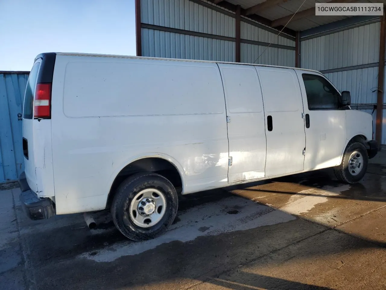 2011 Chevrolet Express G2500 VIN: 1GCWGGCA5B1113734 Lot: 78854254