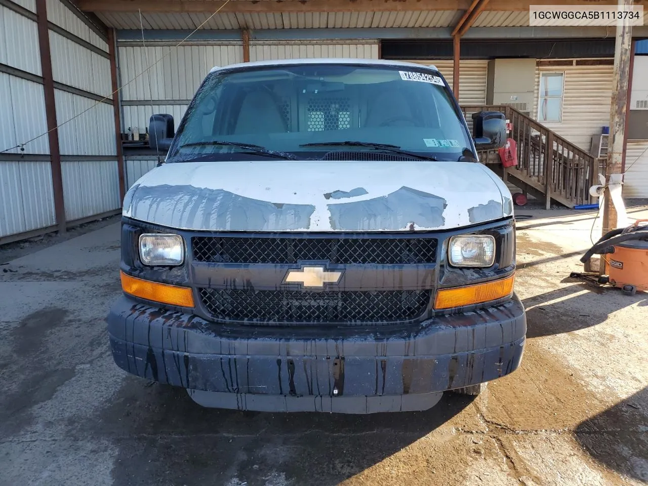 2011 Chevrolet Express G2500 VIN: 1GCWGGCA5B1113734 Lot: 78854254