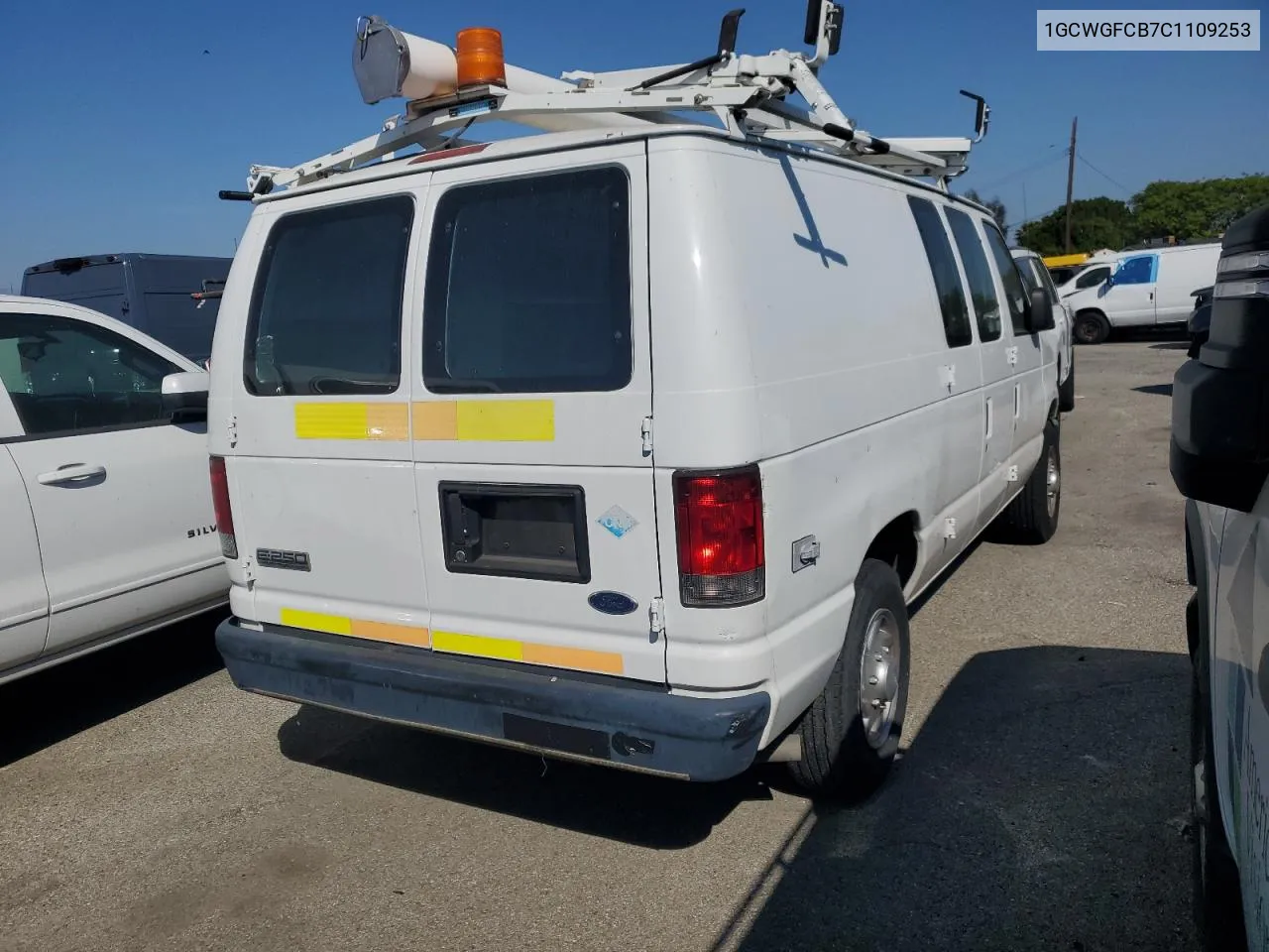 2012 Chevrolet Express G2500 VIN: 1GCWGFCB7C1109253 Lot: 55308664