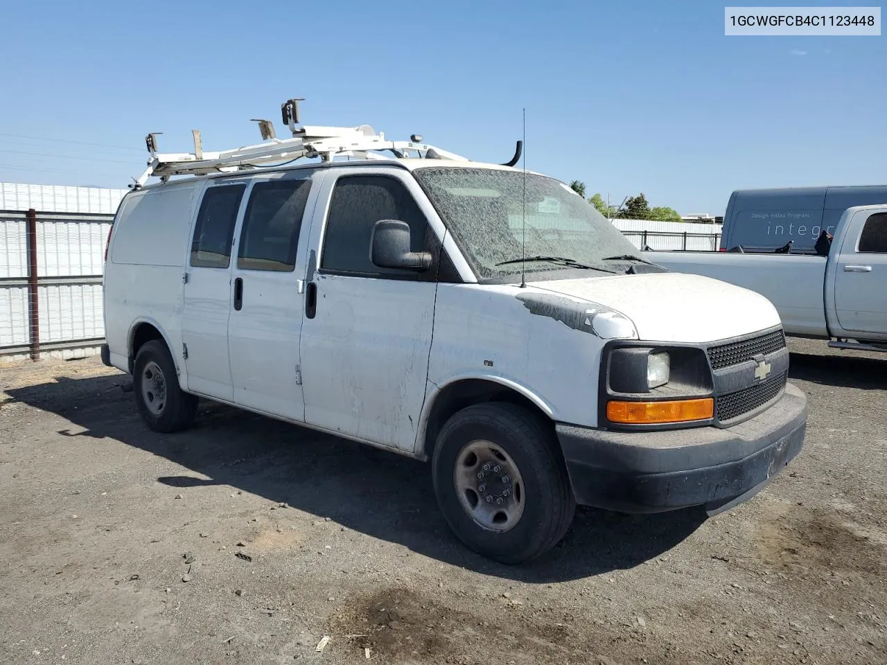 2012 Chevrolet Express G2500 VIN: 1GCWGFCB4C1123448 Lot: 58311784