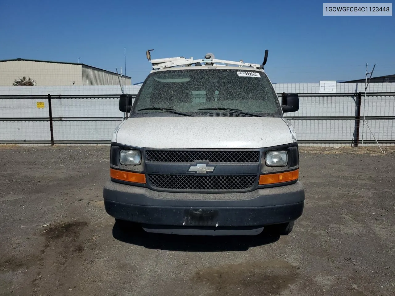 2012 Chevrolet Express G2500 VIN: 1GCWGFCB4C1123448 Lot: 58311784