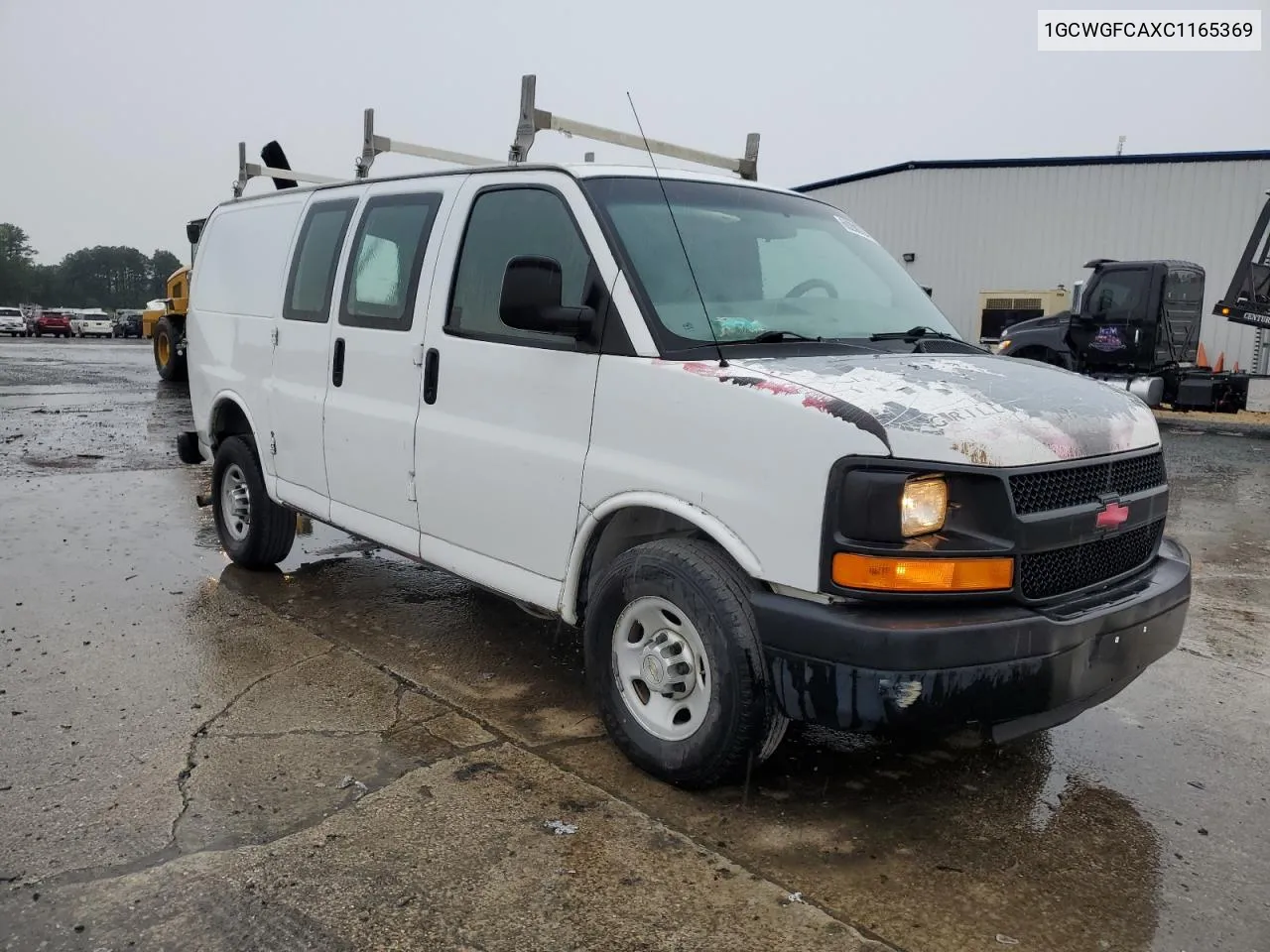 2012 Chevrolet Express G2500 VIN: 1GCWGFCAXC1165369 Lot: 60208784